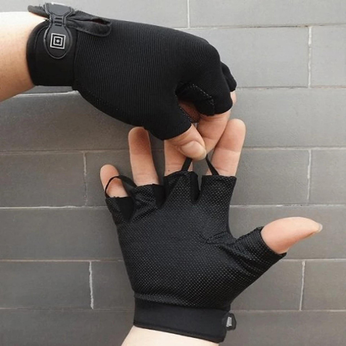 2 Đôi Găng Tay Chiến Thuật Hở Ngón (4 Chiếc)