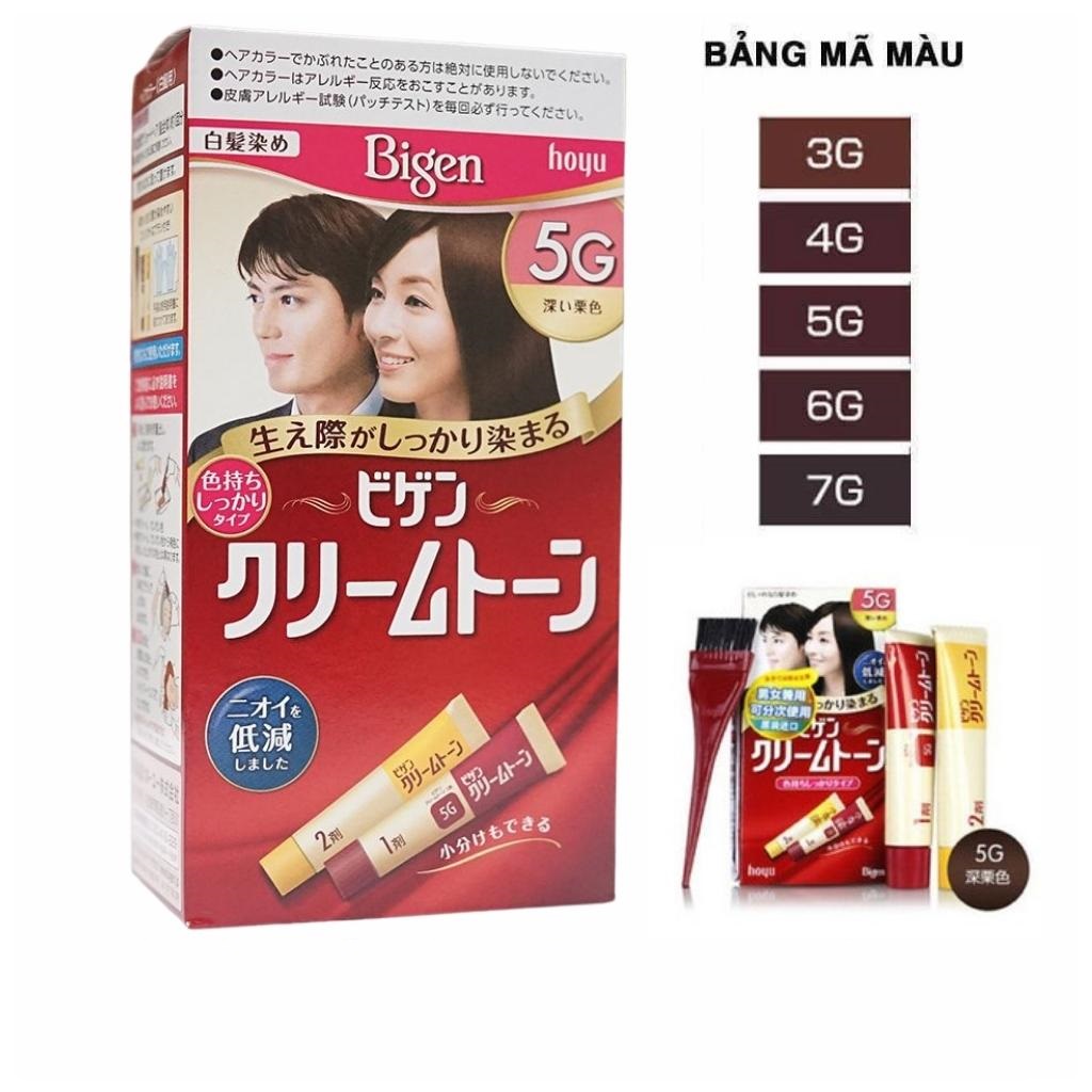 Nhuộm tóc phủ bạc Bigen Nhật Bản thảo dược cho tóc bạc