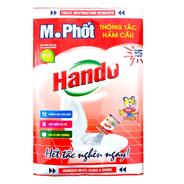 [HCM]Gói bột thông tắc hầm cầu M.Phốt 215g