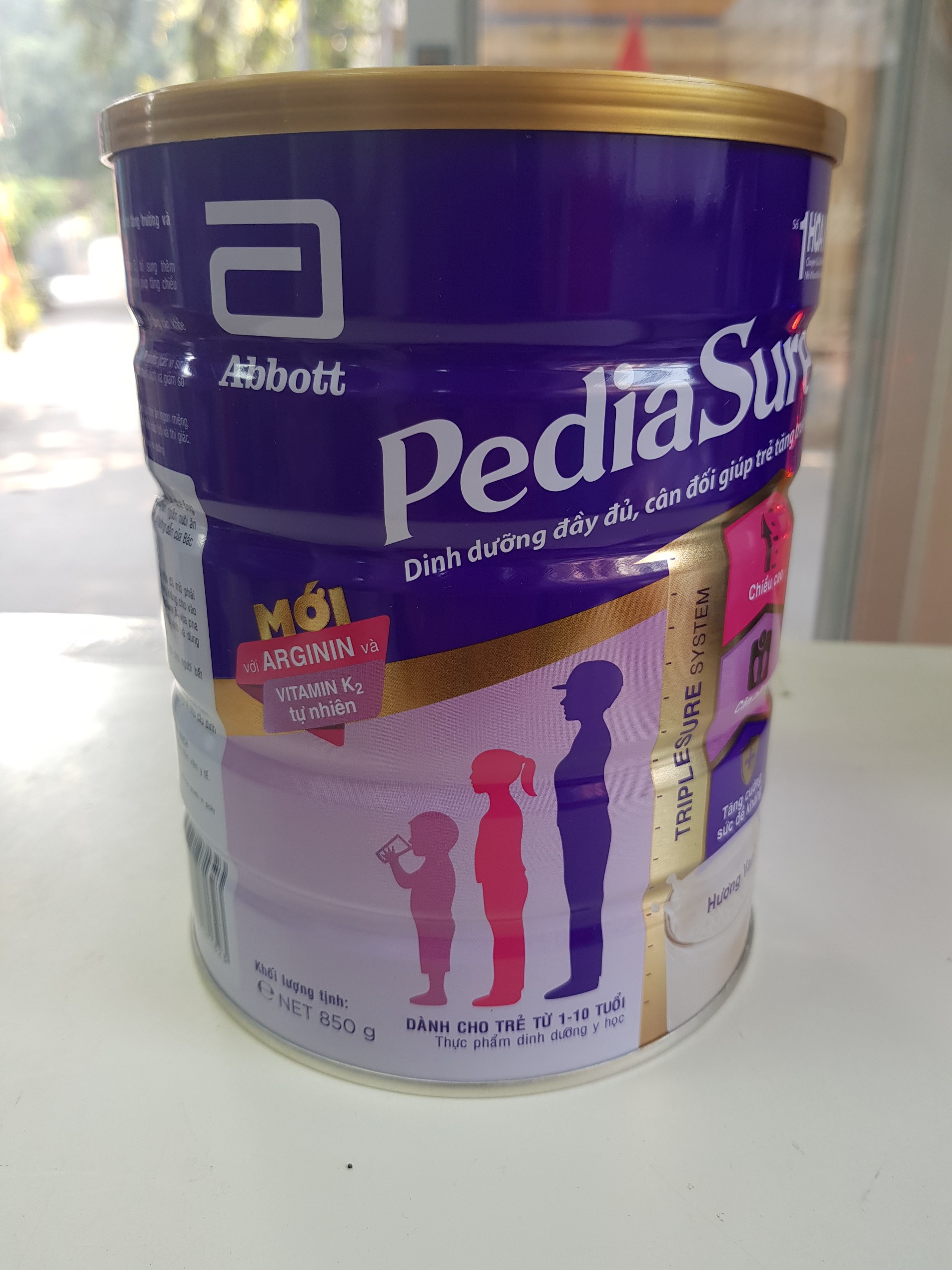 Sữa PediaSure 850g (1 - 10 tuổi) mẫu mới