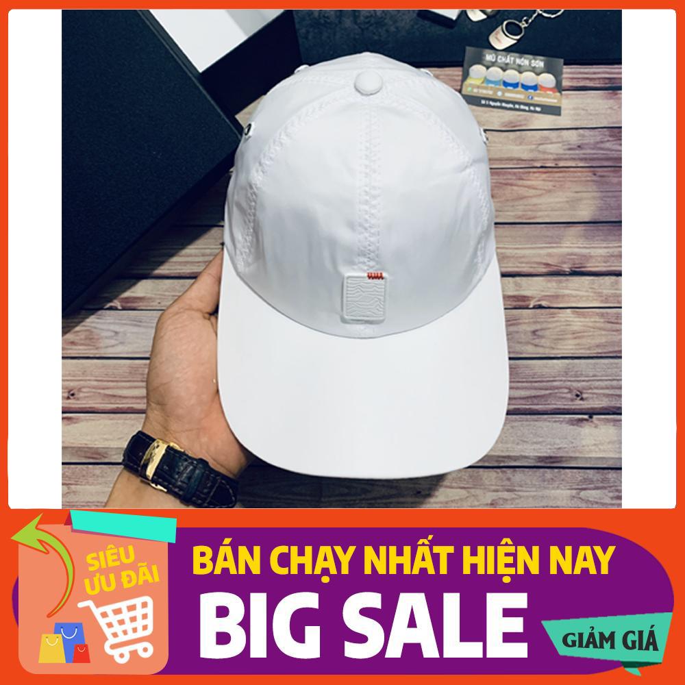 Mũ Lưỡi Trai Nón Sơn Trắng Logo Hình Chữ Nhật Vải Dù Chính Hãng Hàng Chuẩn Tem 7 Màu Thời Trang Cao Cấp Mới 2022 / Nón Kết Sơn