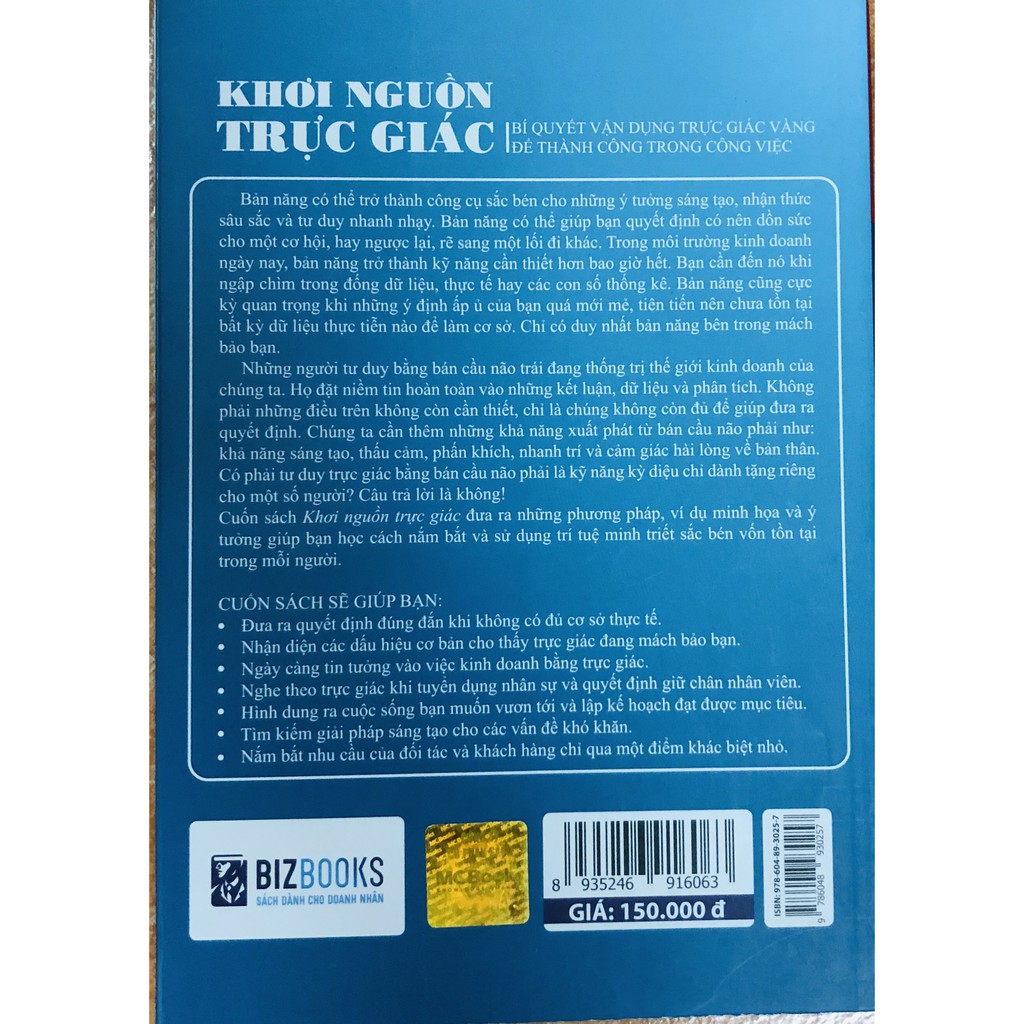 [HCM]Sách - Khơi Nguồn Trực Giác