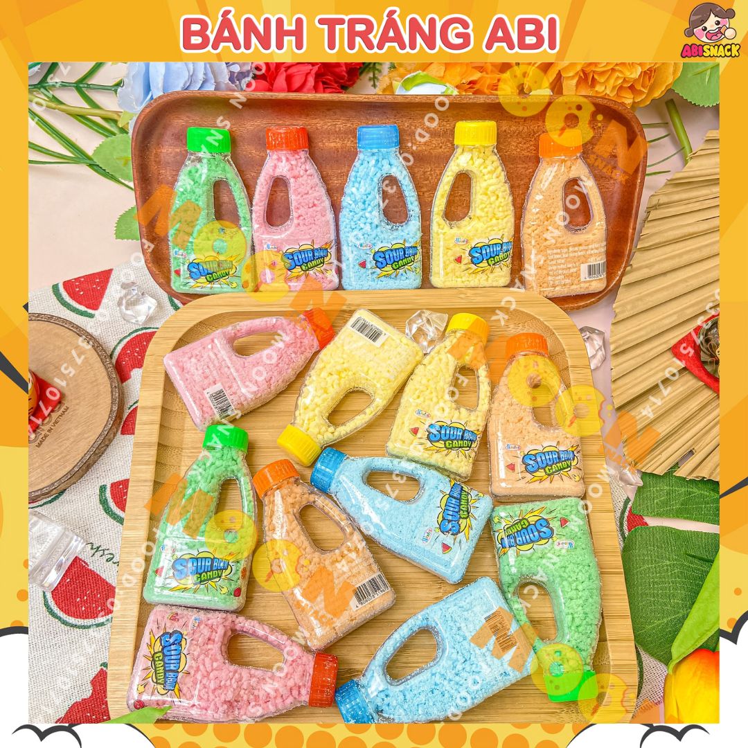 Kẹo cốm hình bình xả bột giặc Weslsn đa dạng sắc màu bánh kẹo tuổi thơ Moon Snack Food