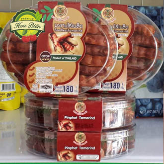 [HCM]Me tách hạt Pinphet Seedless Tamarind tem đỏ 180gr