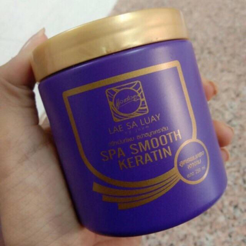 Kem ủ tóc lụa Collagen Lae Sa Luay Tím Thái Lan