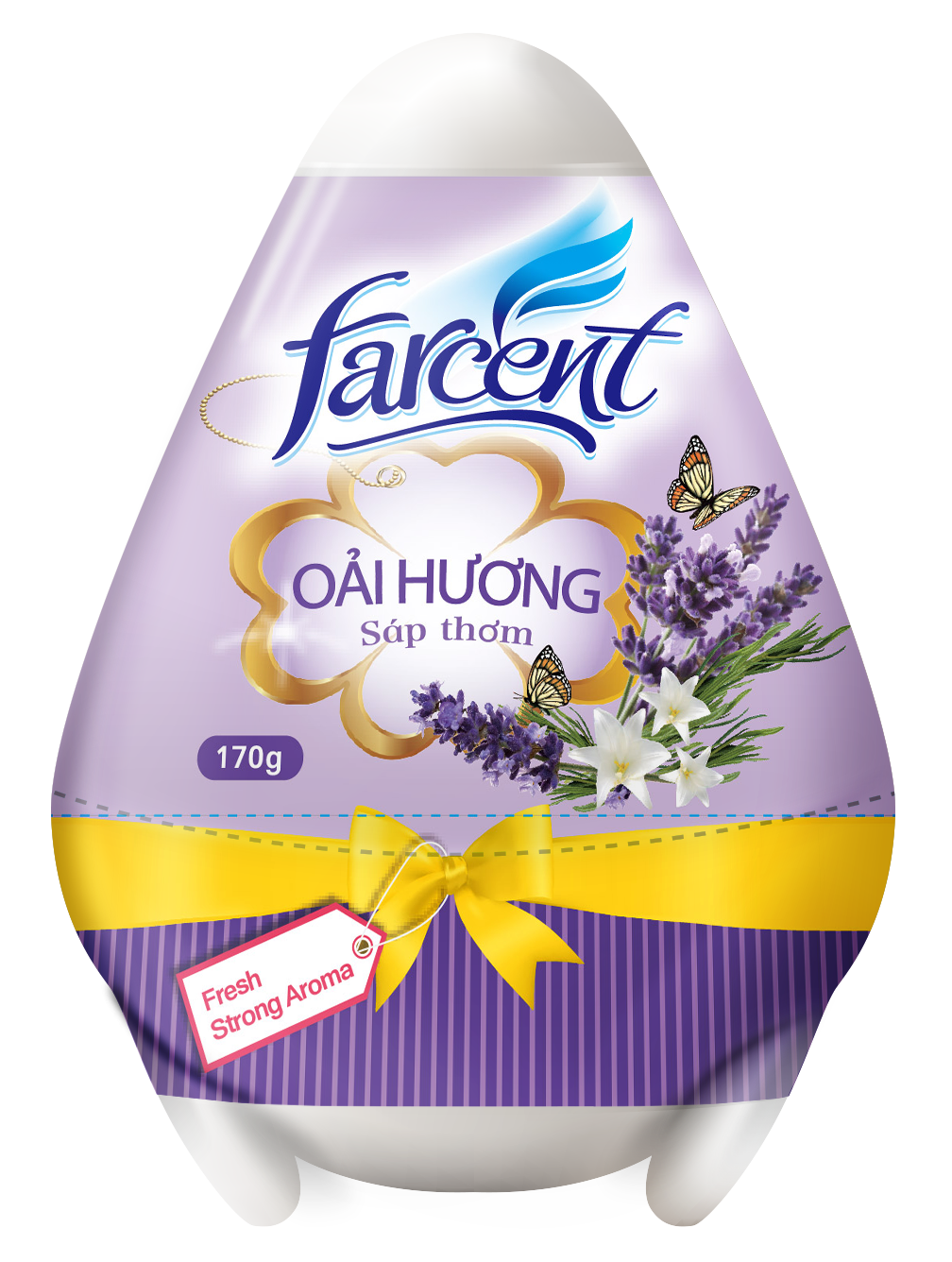 [HCM]Sáp thơm hình trứng Farcent 170g- Hương Lavender