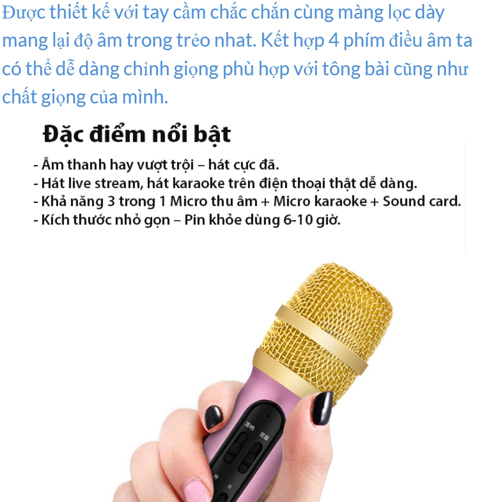 Trọn Bộ Thu Âm LiveTream Trên Điện Thoại Mic C11 Cực Hay Cực Đẹp Phù Hợp Với Mọi Loại Điện Thoại Mic Hat Karaoke Kiem LoaMicro Thu Âm Tại Nhà Micro Karaoke + Livestream Kiêm Sound Card 3 In 1 Cao Cấp