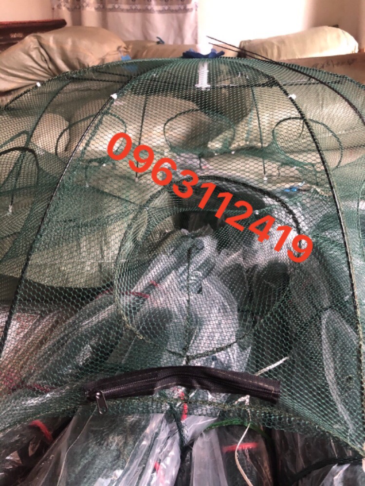 Lưới bát quái bắt cá 8 cửa
