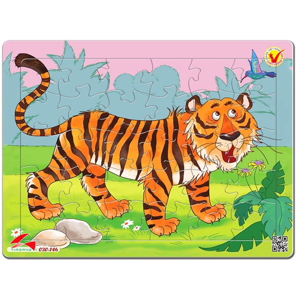 Tranh xếp hình a4 30 mảnh - hổ 030-146