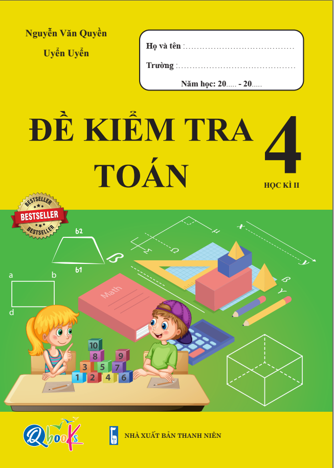 Sách - Combo Đề Kiểm Tra Toán và Tiếng Việt 4 - Học Kì 2 (2 cuốn)
