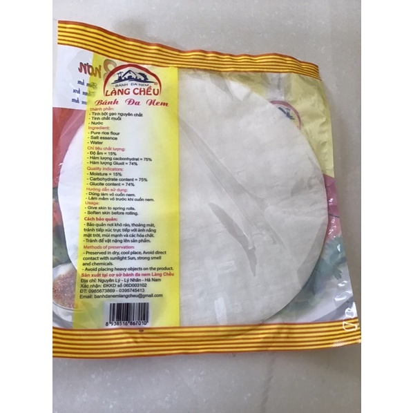 Bánh đa nem làng chều gói 15lá