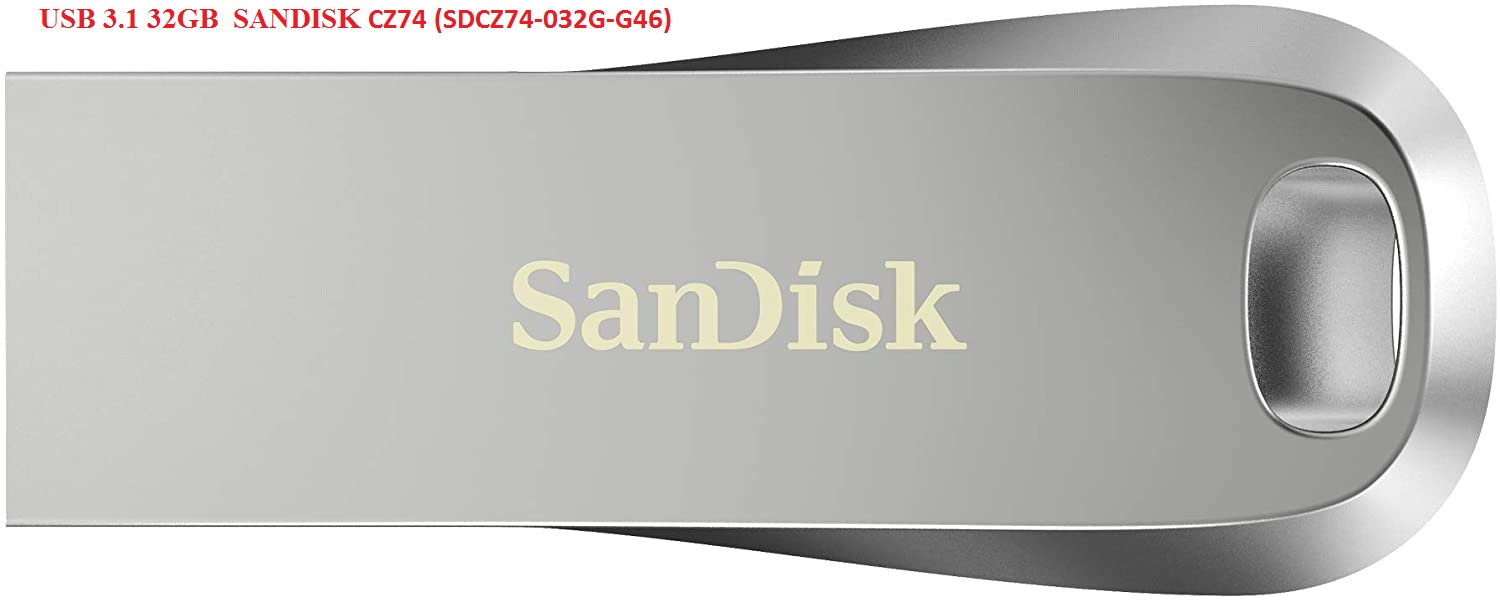 USB 3.1 32GB SANDISK CZ74 (SDCZ74-032G-G46) Chính Hãng