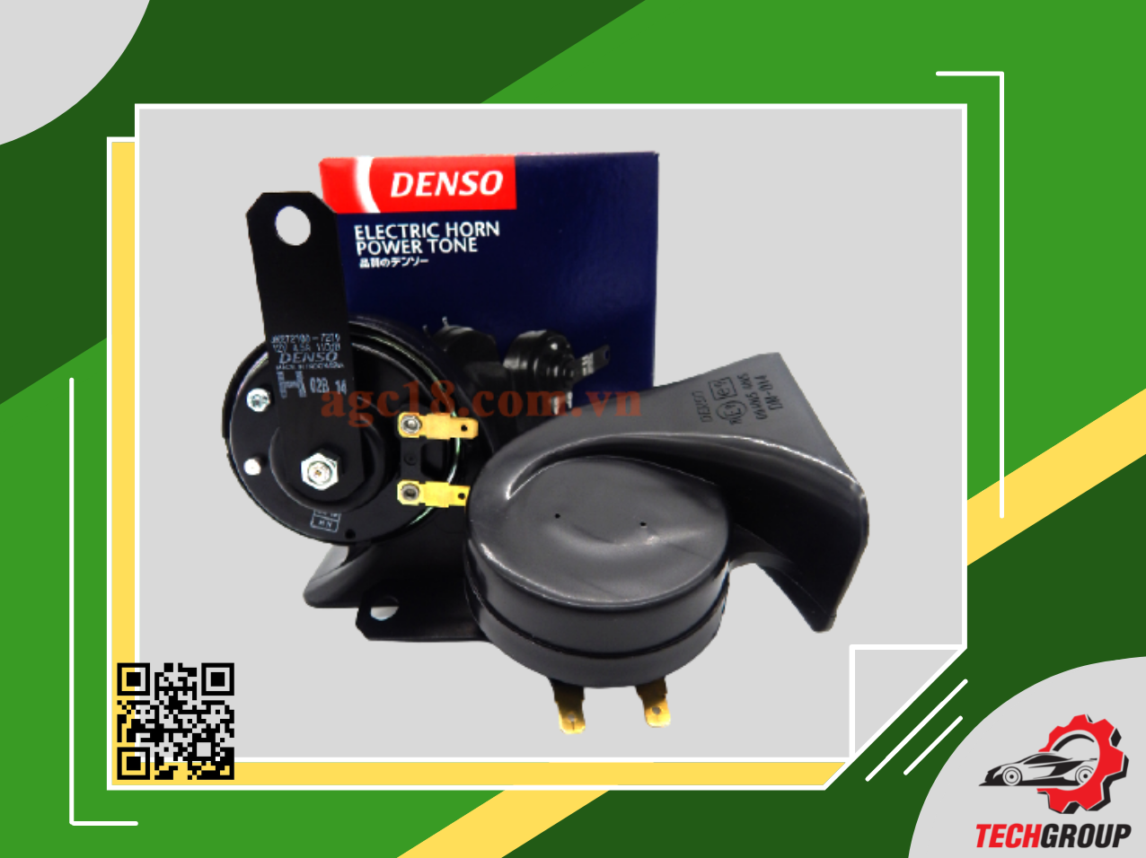 [HCM]Còi sên Denso 12V chính hãng (có video test âm thanh)