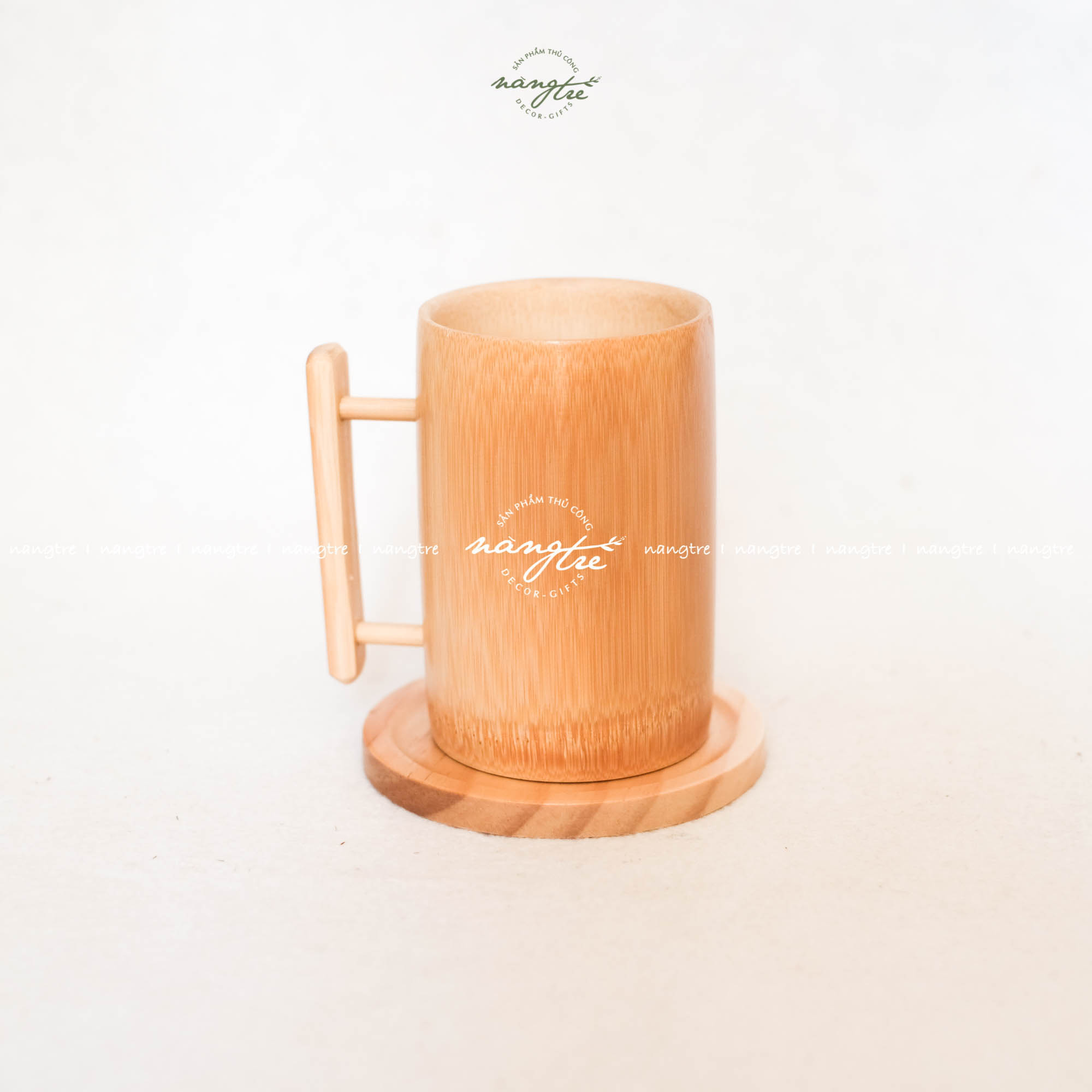 [HCM]Ly tre có quai (cốc tre) handmade