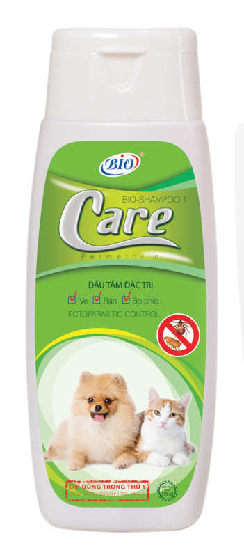 Bio-Care 150ml - Dầu tắm cao cấp cho thú cưng bị ve, rận, bọ chét