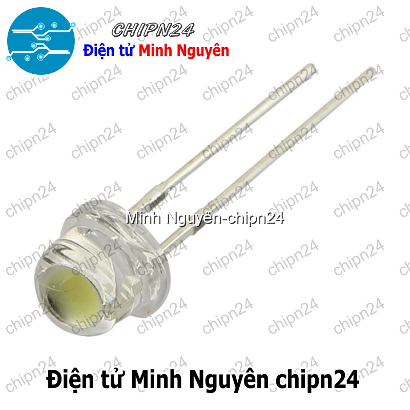 [10 con] (TK5) Led 5mm Lùn Tim Lớn (Đỏ/Vàng/Xanh Lá/Dương/Trắng/Ấm) - [Chọn Loại] - HHH.00232