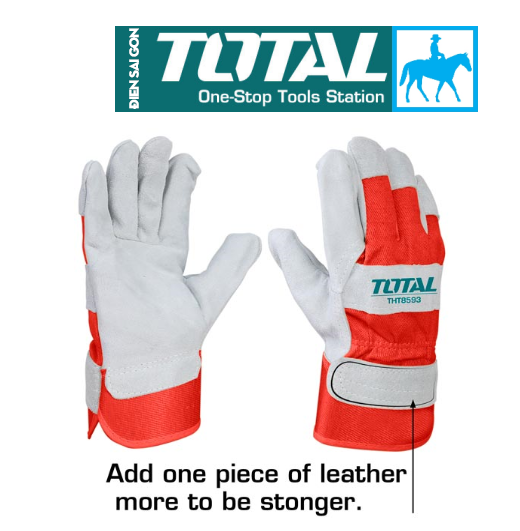 Găng tay bảo hộ Găng tay da cho thợ hàn chống cháy Chịu nhiệt độ cao Dài 35cm Truper GU-515 15246