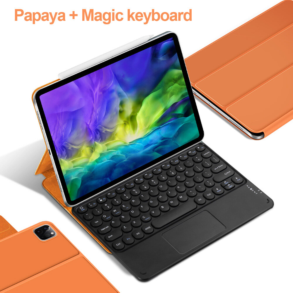Bluetooth keyboard for Pro 11 2020 for Pro 12.9 2018 2020 for Air 4 10.9 magnetic ultra-thin Bluetooth keyboard case with mouse pad keyboard cover