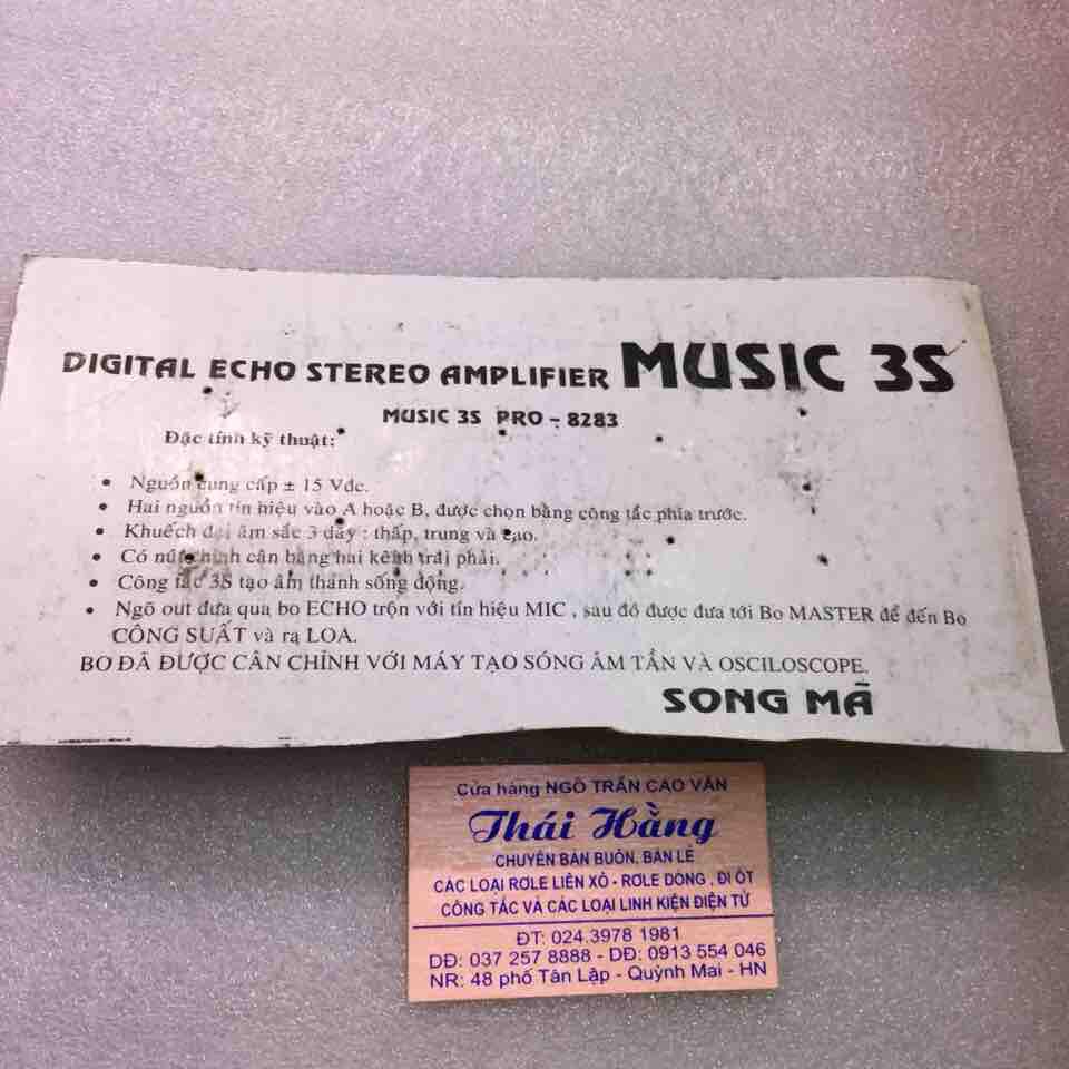 Mạch MUSIC 3S-8283 Song Mã giá cho 1 mạch