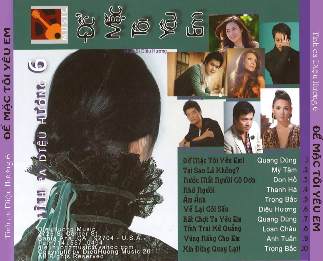 Bộ 07CD TÌNH CA DIỆU HƯƠNG