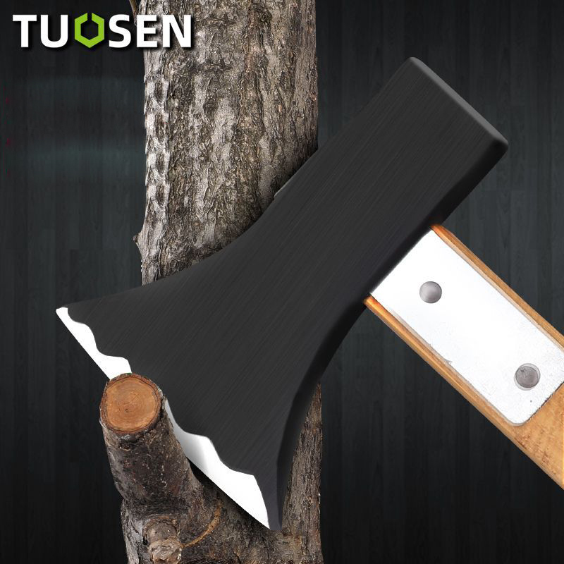 Búa rìu 1kg, Rìu cán gỗ TUOSEN (2 lựa chọn)