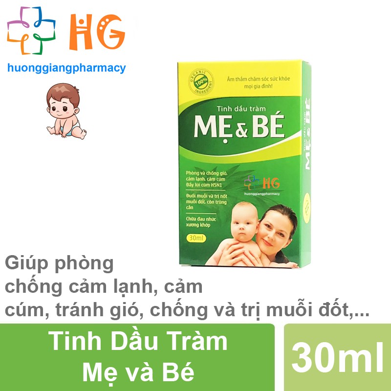 Tinh Dầu Tràm Mẹ Và Bé