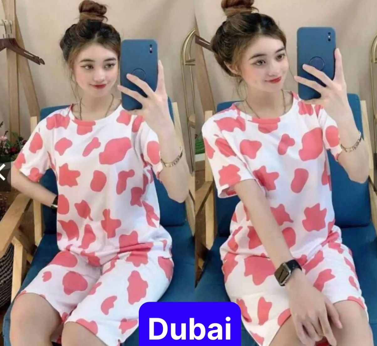 SET BỘ ĐỒ NỮ BÒ SỮA SIÊU SANG CHẢNH HOT NHẤT HÈ 2021 - PHỐI QUẦN ĐÙI BÒ SỮA MẶC ĐI CHƠI ĐI LÀM ĐỀU ĐƯỢC - DUBAI FASHION
