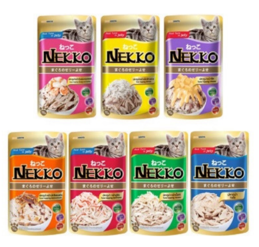 Pate Nekko cho mèo đủ vị (dạng thạch)