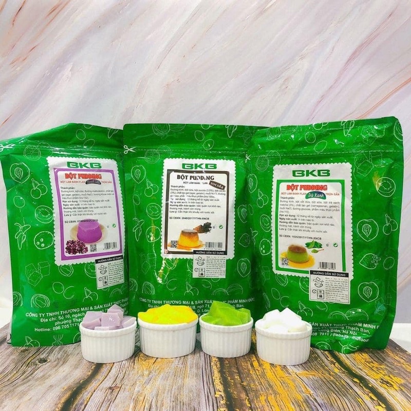 Bột Pudding BKB Đủ Vị 1kg