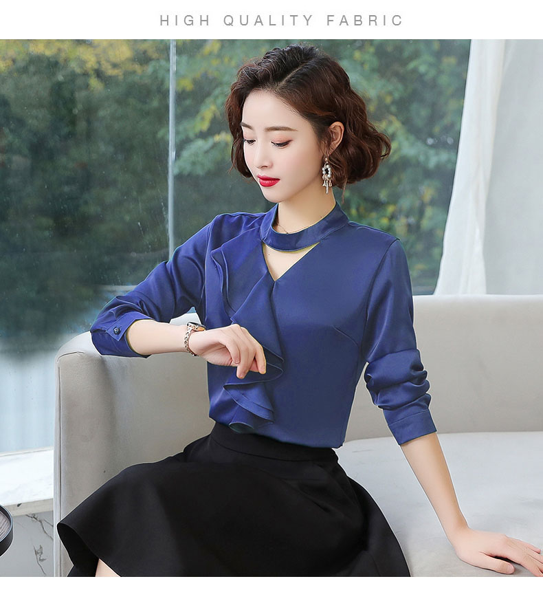 ÁO SƠ MI CỔ BÈO GIỌT NƯỚC NGOCTRANSHOP - NT3322