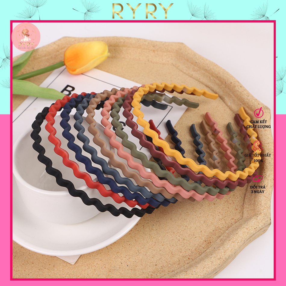 Cài Tóc Nhựa 0.6cm Gợn Sóng Tạo Độ Phồng Tóc Thời Trang Hàn Quốc Cho Nữ