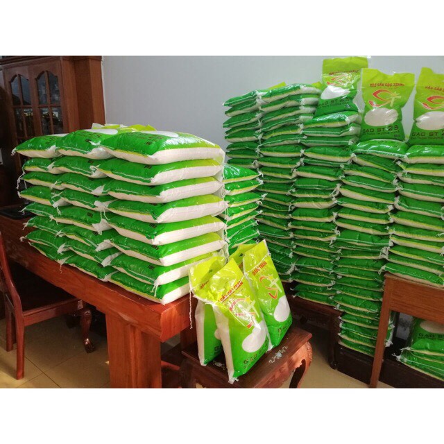 [HCM]Gạo ST 25- túi 5 kg đặc biệt thơm ngon