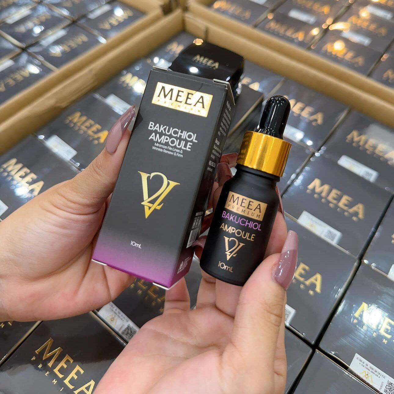 Tinh Chất Bakuchiol Ampoule V2 Mini Meea Organic 10ml