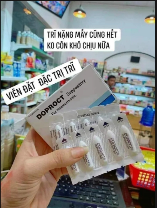 Combo Kem Bôi và Đặt Trĩ DOPROCT Thái Lan