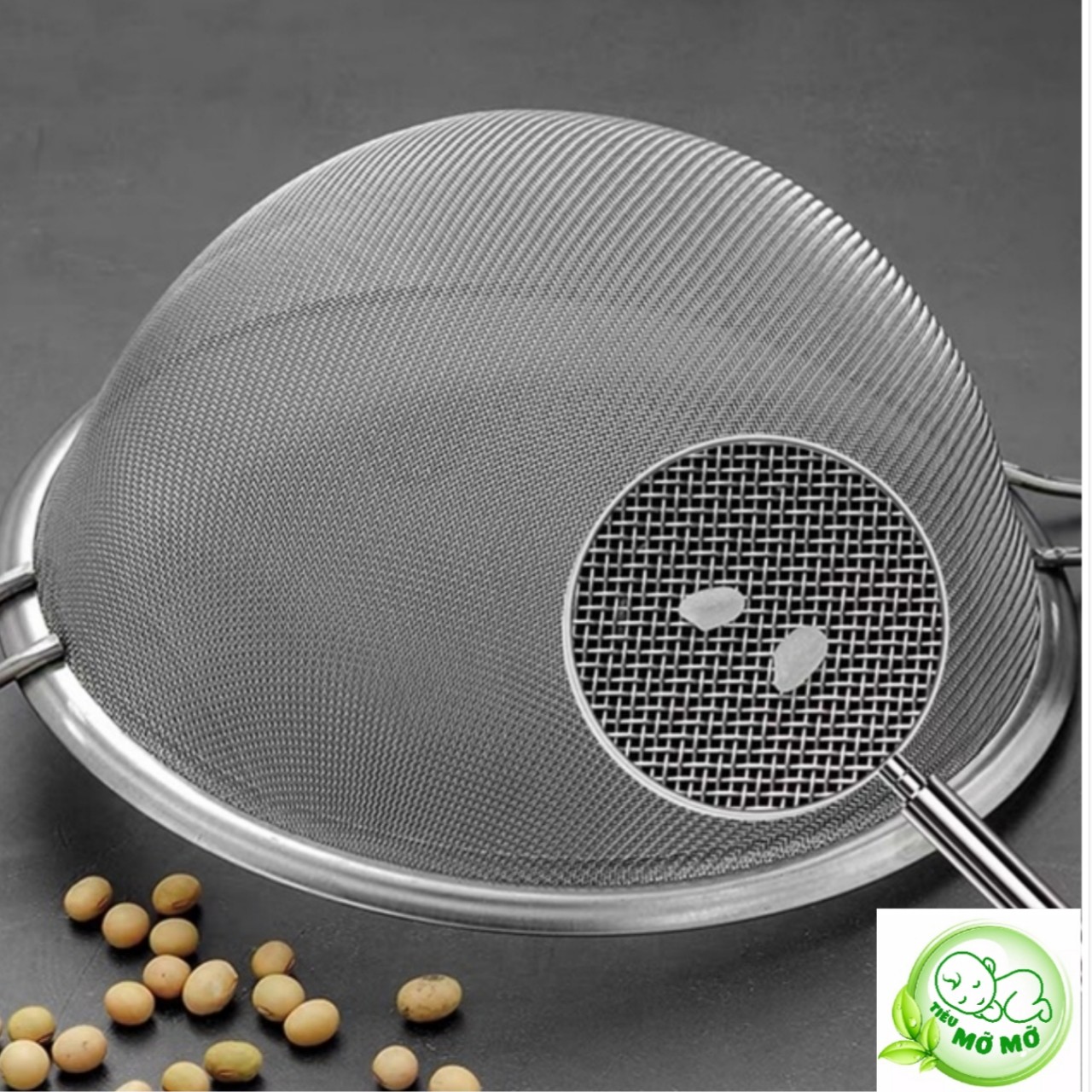 Rây Lọc Cháo bột sữa inox Siêu Mịn ( size 12 - 14)