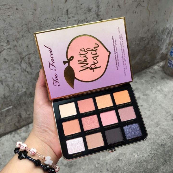 [HCM]Bảng màu mắt Too Faced White Peach Eyeshadow Palette 12 ô
