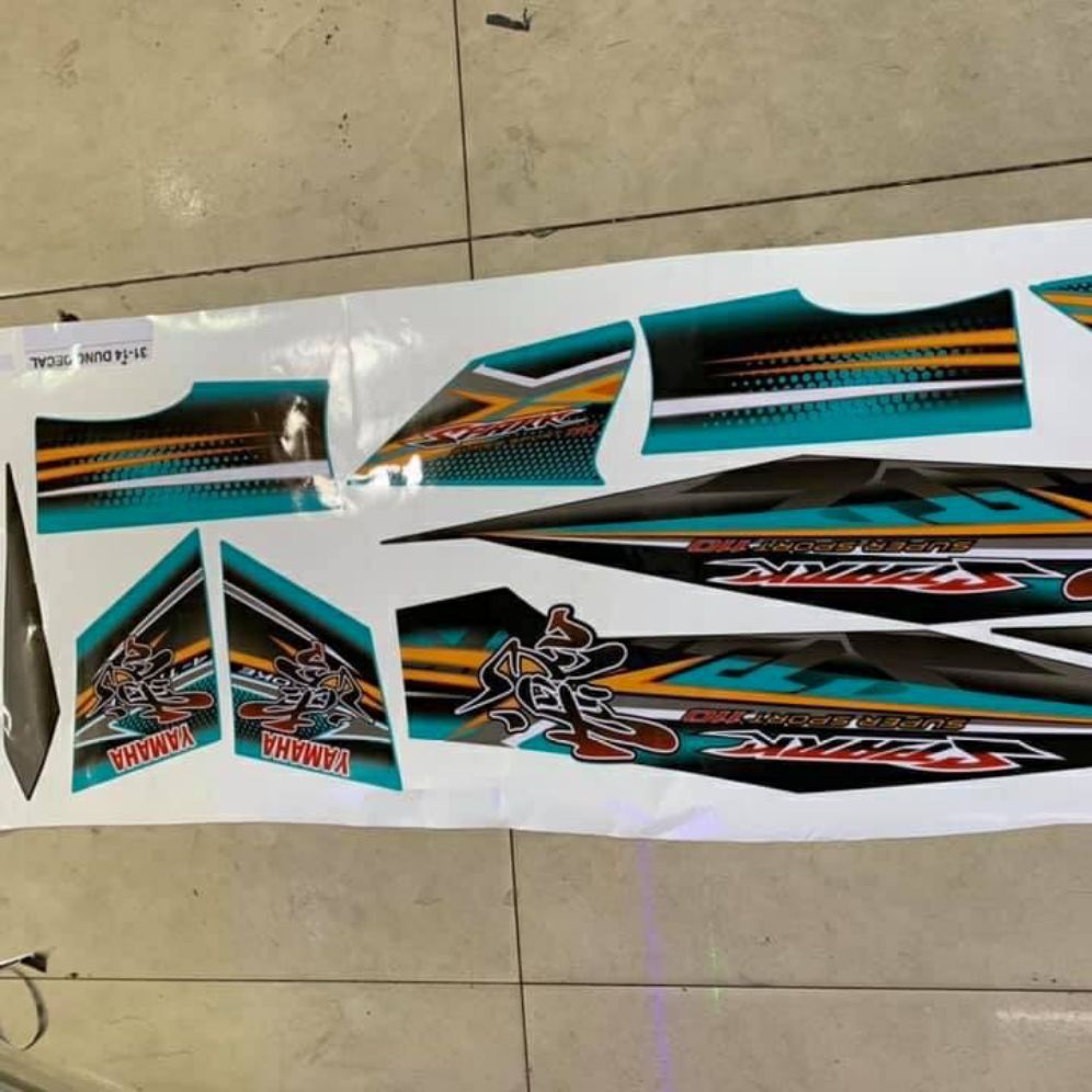 [HCM]Tem xe siriut tem rời chữ hán xanh lục bảo cao cấp