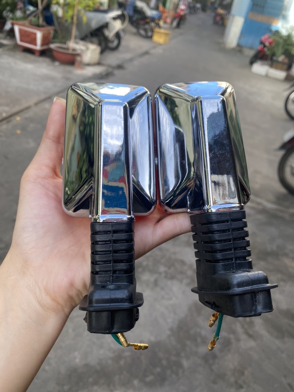 CẶP XI NHAN SAU XE CUB 82 - 84 - DD - DH - CUSTOM ( HÀNG ĐẸP )