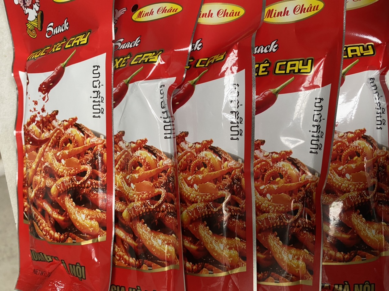 Combo 10 Gói Snack Mực Xé Cay