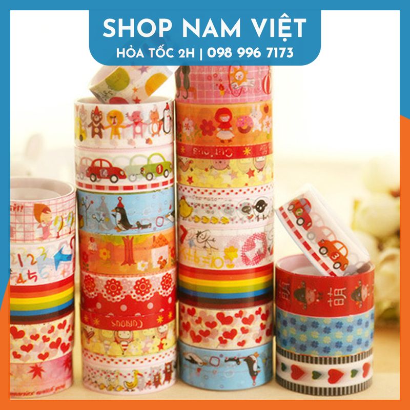 Cuộn Băng Keo Hoạt Hình Làm DIY