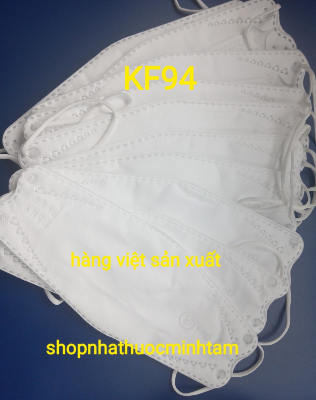 KHẨU TRANG KF94   ( 1 BỊCH 10 CÁI )   TRẮNG