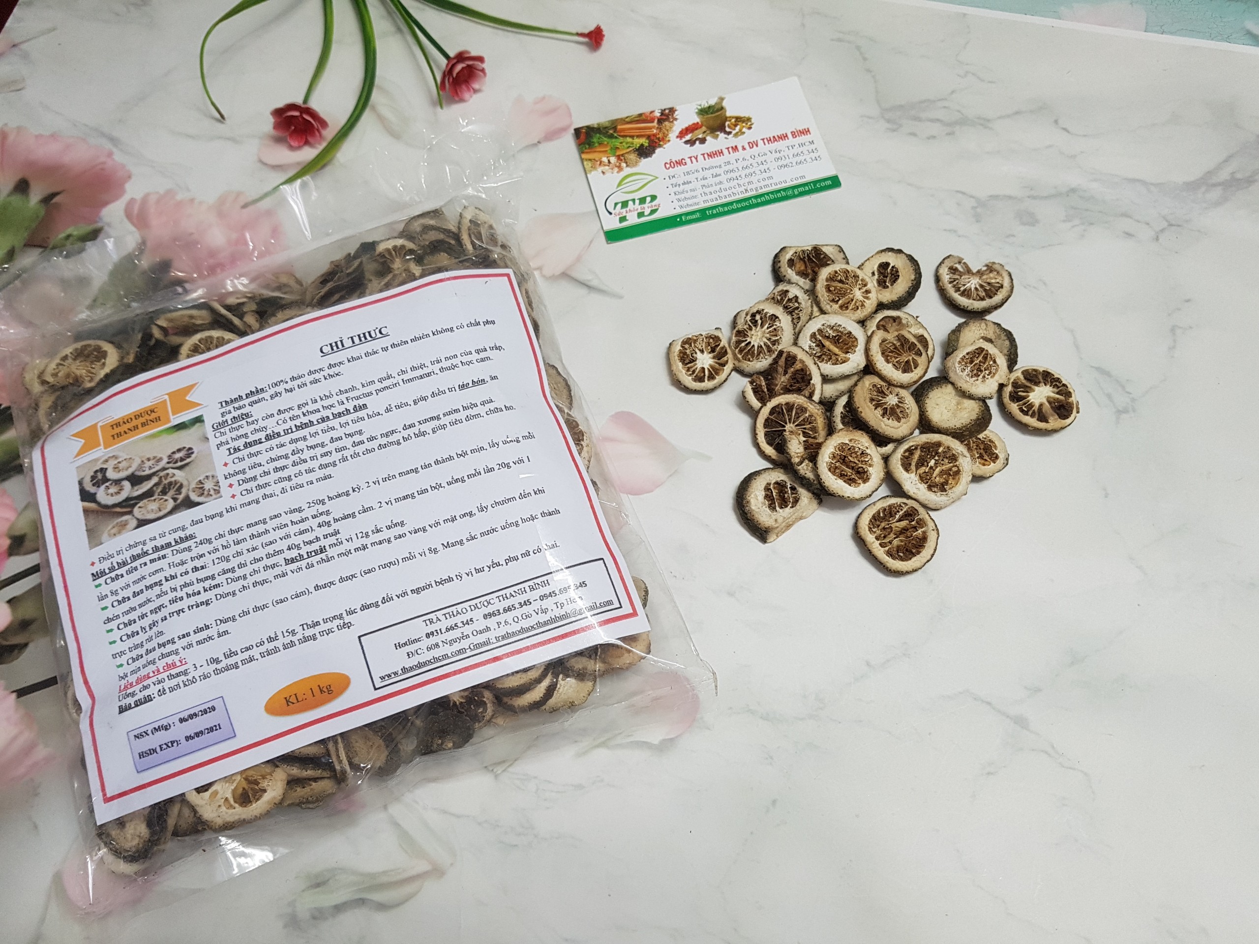 Chỉ Thực Khô 100G - Hàng Công Ty Giá Tốt