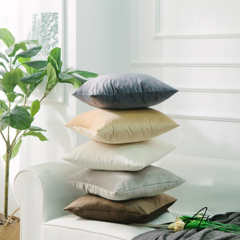 Vỏ bao gối tựa sofa vuông 45x45 (Chỉ gồm vỏ gối vuông không kèm ruột)