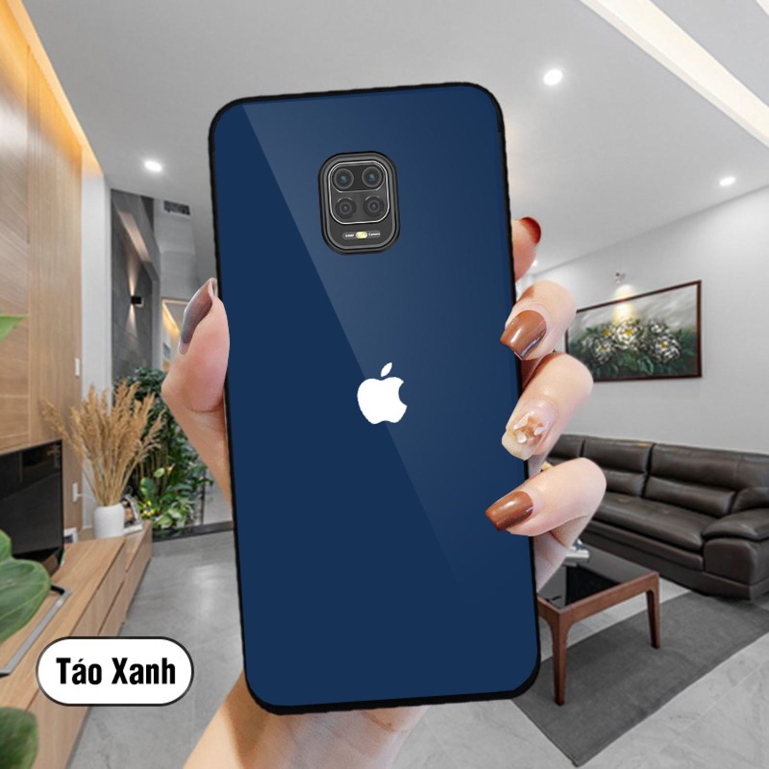 Ốp Lưng Xiaomi Redmi Note 9, Note 9s, Note 9 pro Mặt kính gương sáng bóng cao cấp