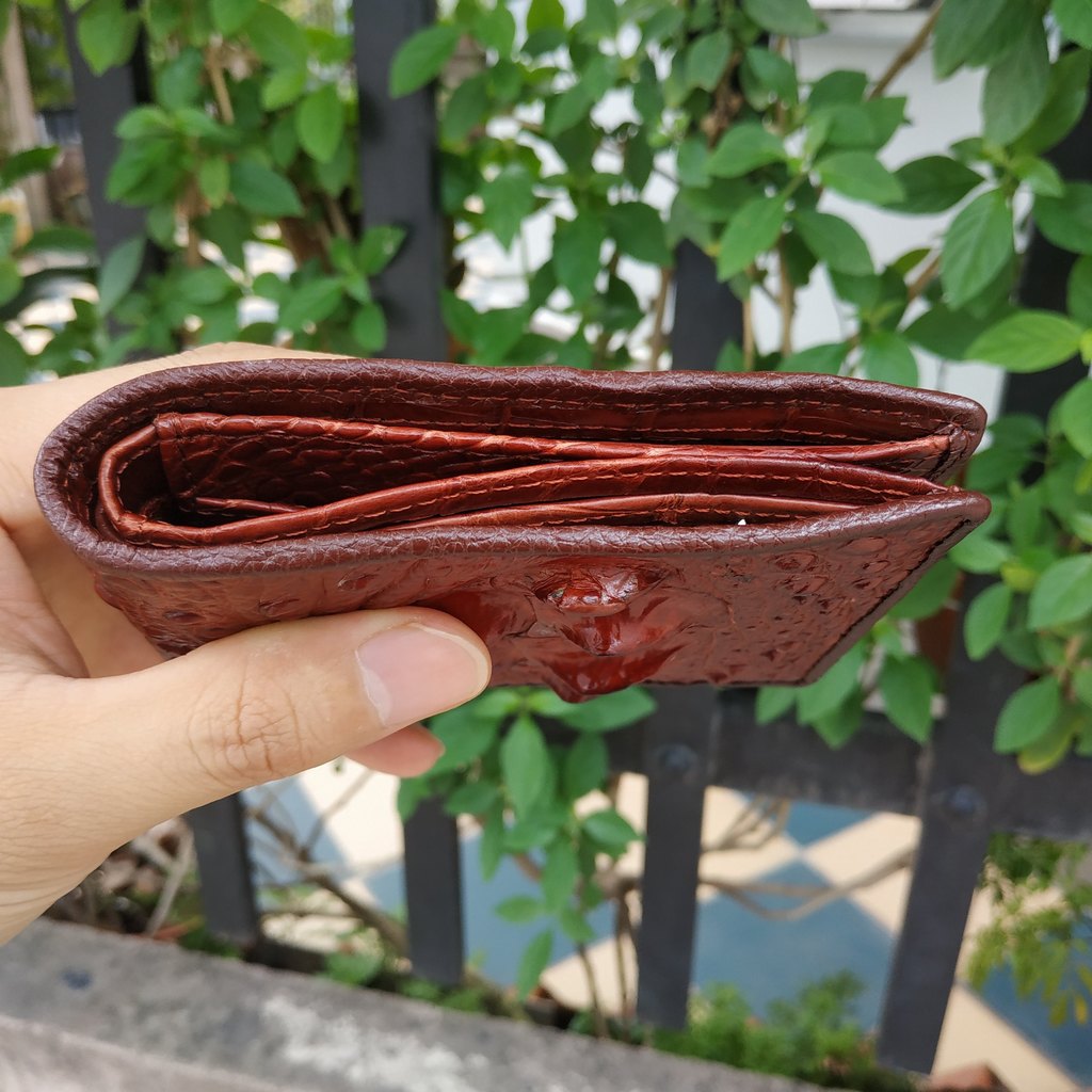 [FREE SHIP] Ví Da Cá Sấu 2 Mặt [GÙ NGUYÊN CON RẤT ĐẸP] V22
