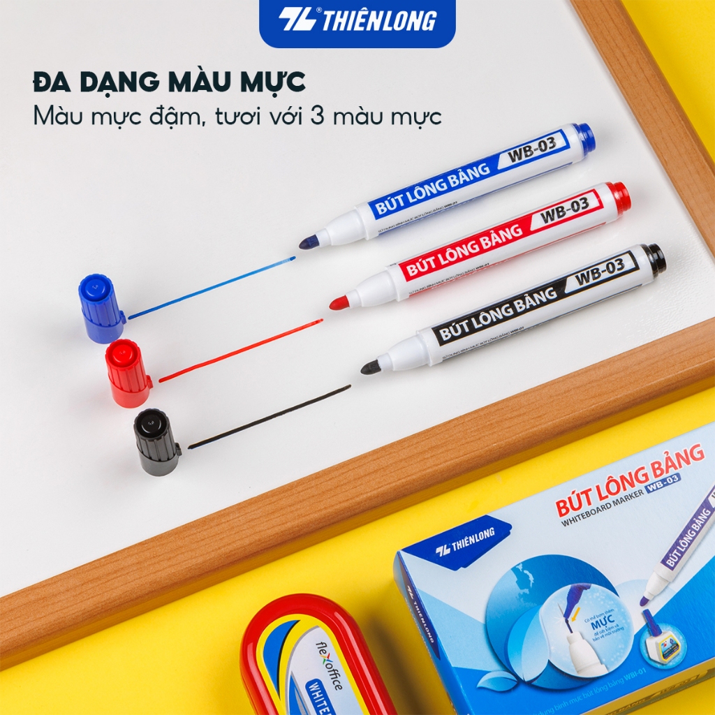 (Combo 5 Cây) Bút Lông Bảng Thiên Long WB-03