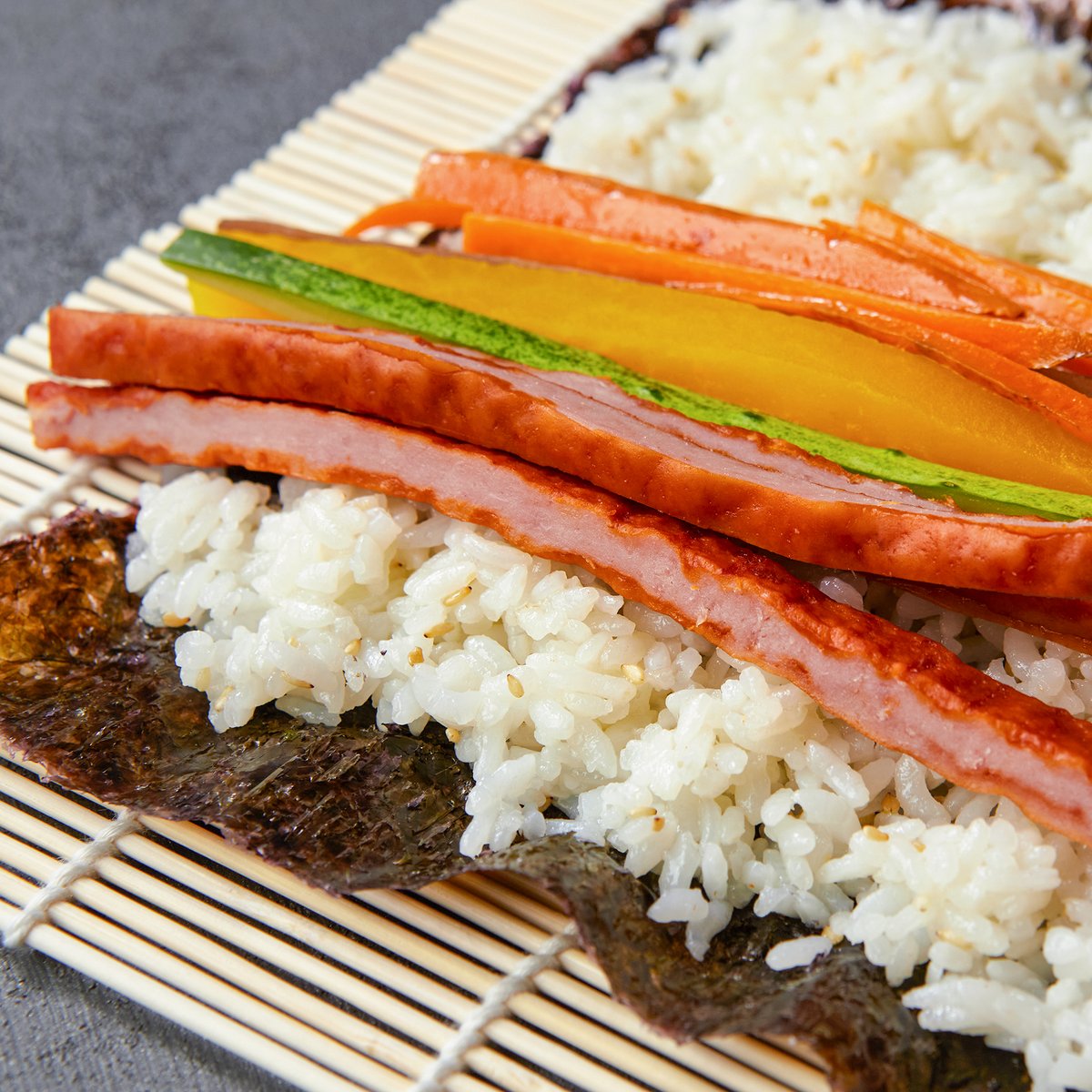 Mành tre cuộn kimbap, mành cuộn sushi