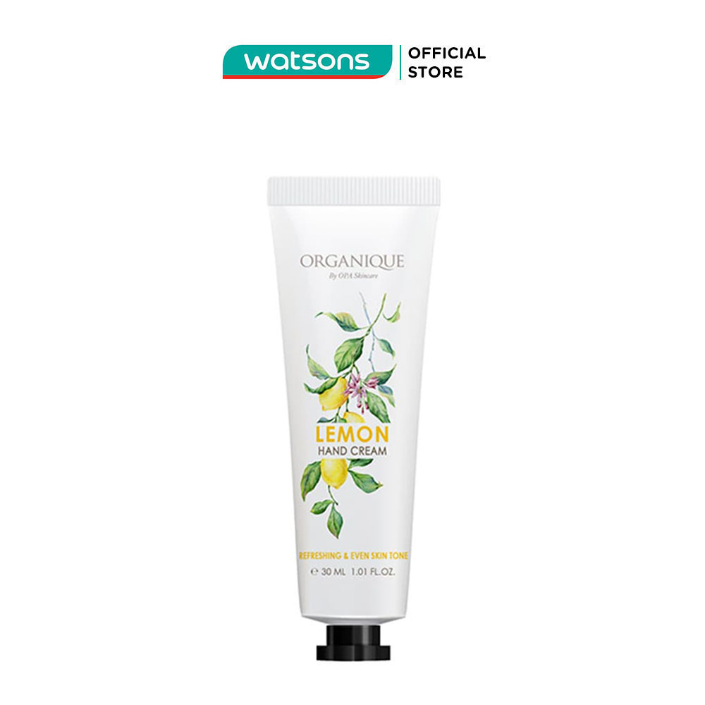 Kem Dưỡng Tay Organique Hương Chanh Lemon Hand Cream 30ml
