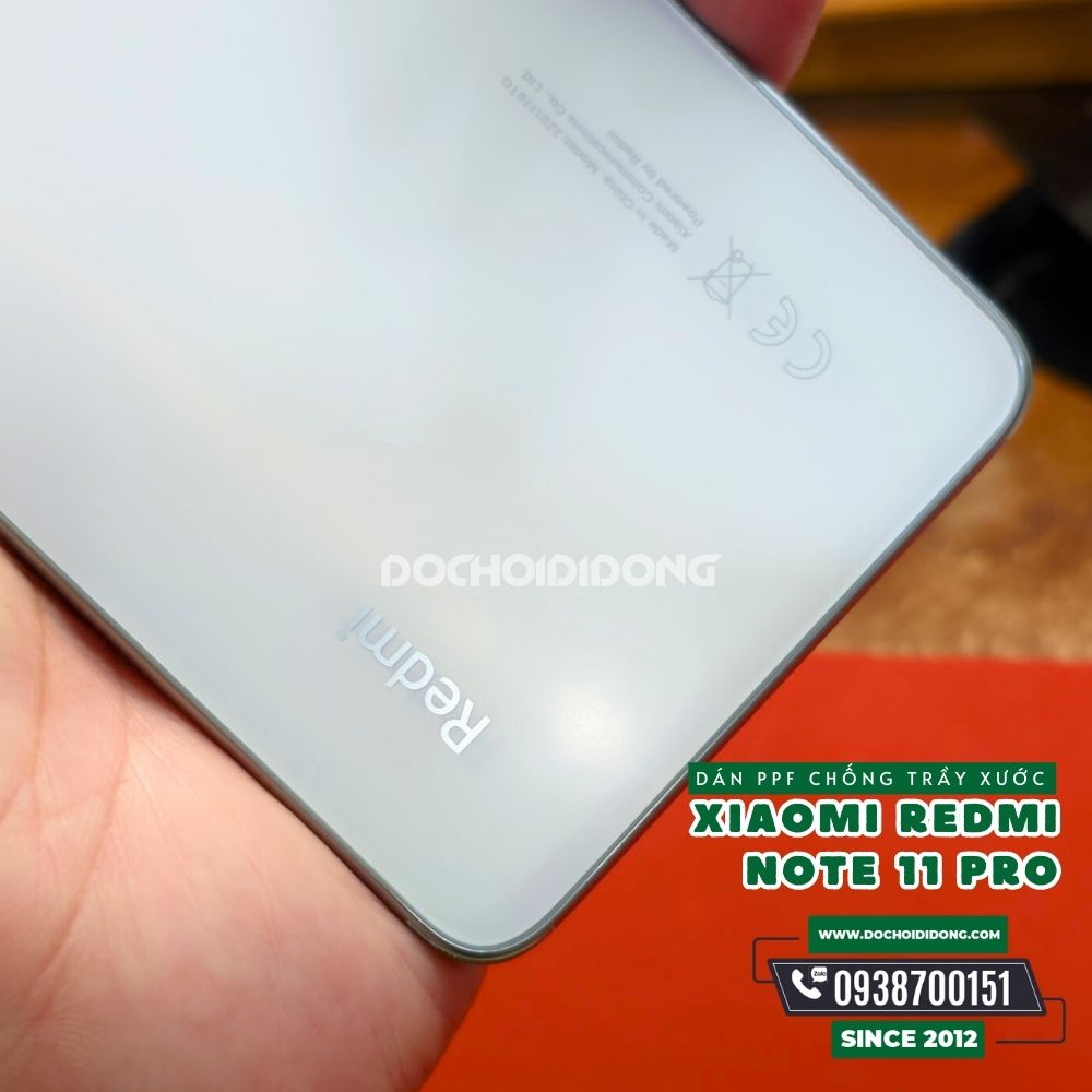 Miếng dán PPF Hydorgen Xiaomi Redmi Note 11 Pro trong, nhám, đổi màu cao cấp