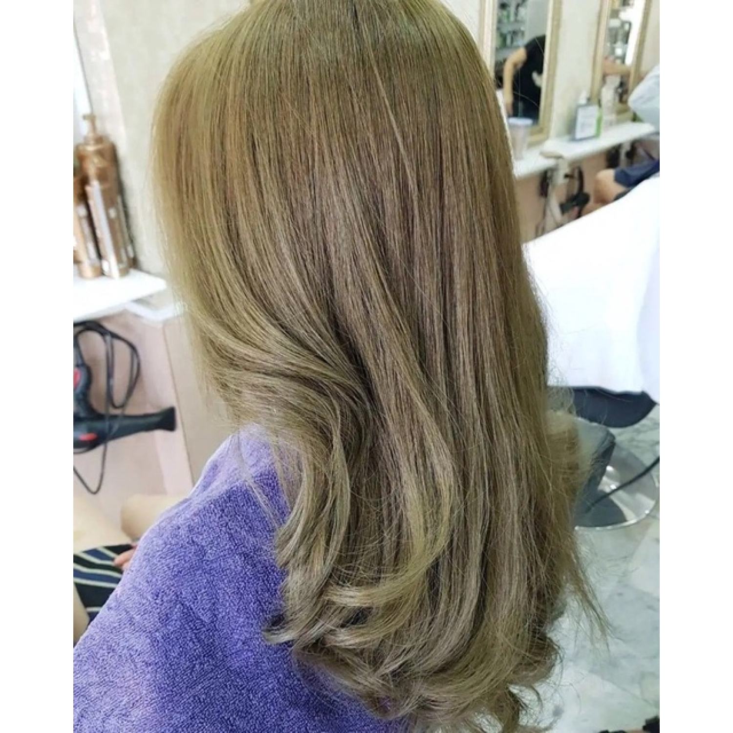 Tuýp kem nhuộm tóc màu rêu vàng sáng light green gold blonde 8.93